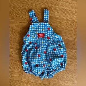 HTF Vintage Tulips Oshkosh Romper